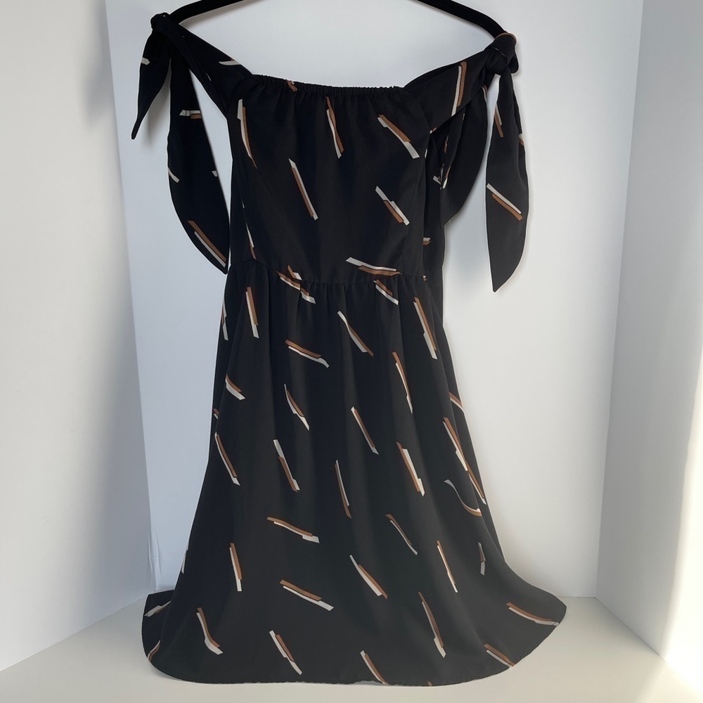 Xhilaration Black Off the Shoulder Dress